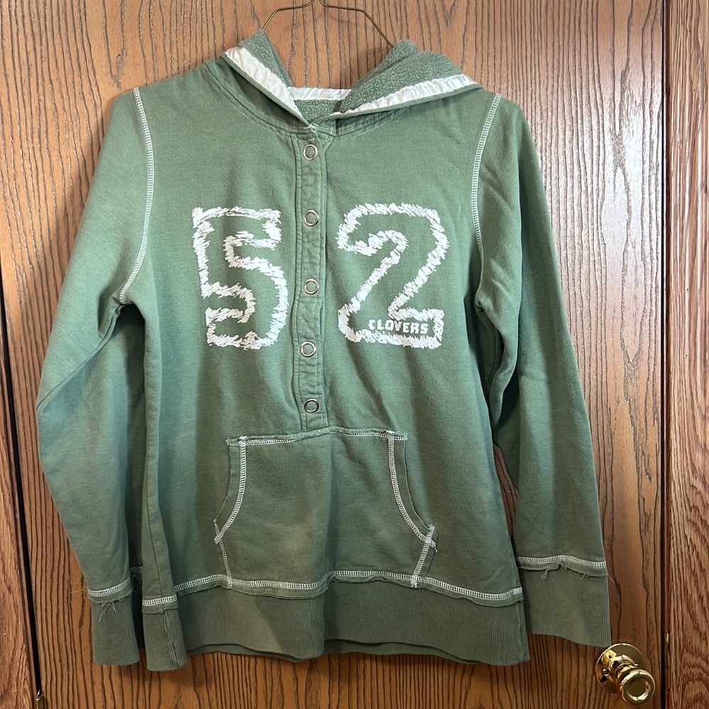 VANITY large green hoodie